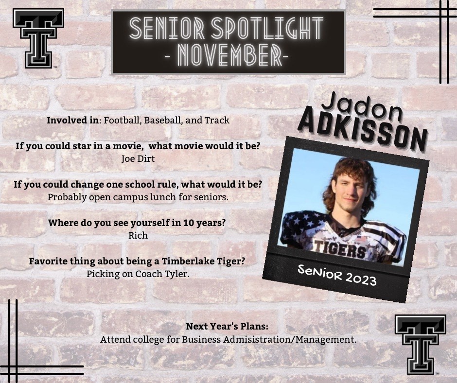 J. Adkisson Senior Spotlight