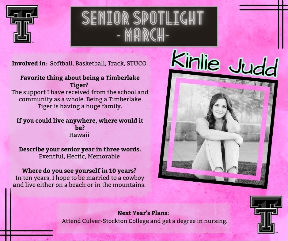 K. Judd Senior Spotlight